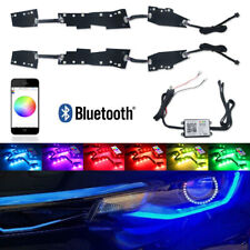 For 16-2020 Chevy Camaro Bluetooth APP RGBW Multi-Color LED DRL Board Headlight picture
