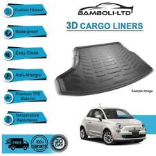 Fit for FIAT 500 2008-2019, Rear Liner Rubber 3D Cargo Trunk Mat picture