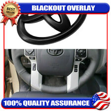 For Tacoma Tundra Blackout Steering Wheel Emblem Overlay Protector Anti-scratch picture