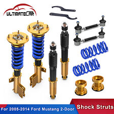 Set 4 Full Coilovers Struts Absorber For 2005-2014 Ford Mustang 2005 Adj. Height picture