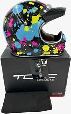 TORC T3 Retro Classic Full-Face Motorcycle Helmet Pollock Small - T305PLO22 picture