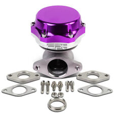 35MM/38MM TURBO MANIFOLD BOOST PURPLE EXTERNAL WASTEGATE DUMP RING+7 PSI SPRING picture