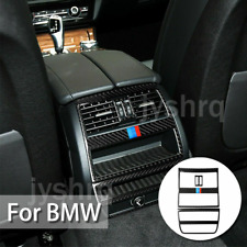 For BMW 5 Series F10 2011-2017 Carbon Fiber Rear Air Vent Outlet Frame Trim  picture