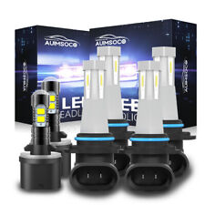 Ultra Bright LED Headlight Fog Bulbs Kit For Chevy Silverado 1500 2500 1999-2002 picture