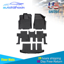 Car Floor Mats for 2013-2021 Nissan Pathfinder All-Weather TPE Rubber Floor Mats picture