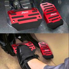 Red Non-Slip Automatic Gas Brake Foot Pedal Pad Cover Car Accessories Parts picture