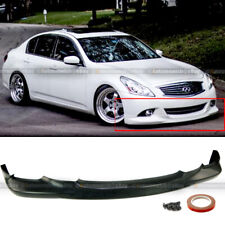 For 10-13 G37 Sedan 4DR Unpainted OE Style PU Front Bumper Lip Body Kit Spoiler picture