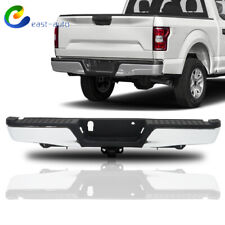 Fit For 2015-2020 Ford F-150 Chrome Steel Rear Step Bumper Assembly w/ Max Tow picture