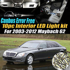 10Pc CANbus Error Free Interior LED White Light Kit for 2003-2012 Maybach 62 picture