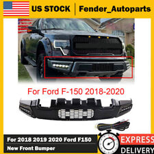 For 18-20 Ford F150 Style Conversion Painted Black Steel Front Bumper New picture
