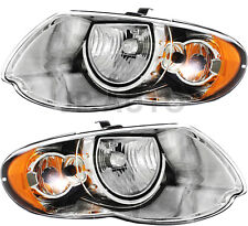 For 2005-2007 Chrysler Town & Country Headlight Halogen Set Pair picture