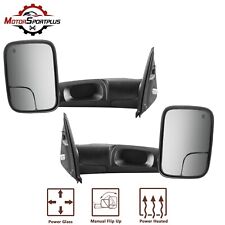 L&R Pair Power Heated Tow Mirrors For 2003-2008 Dodge Ram 1500 2500 3500 picture