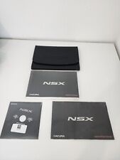 2017 Acura NSX Original Owners Manual and Carbon Fiber Case - New OEM Set picture