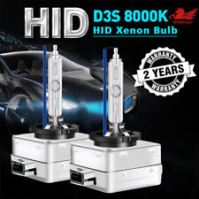 Pair 8000K D3S LED Headlight Bulbs HID Xenon Conversion Kit High/Low Beam Lights picture