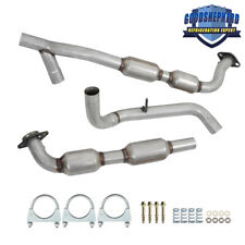 For 1998/1999/2000 Ford F150 F-150 5.4L V8 4WD Left & Right Catalytic Converters picture
