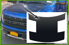 Matte Black hood blackout graphics decal 1 -FITS 2004 - 2014 Ford Raptor picture