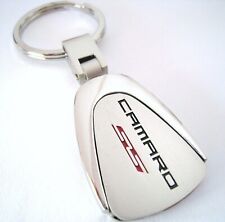 SS CAMARO KEY CHAIN RING FOB CHEVY CHEVROLET Z28 ZL1 2020 2021 2019 CHROME NEW picture