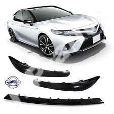 3Pcs For 2018-2020 Toyota Camry SE XSE Front Bumper Lower Grille Trim Molding picture