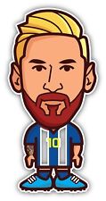 MESSI ARGENTINA 3M STICKER DECAL US TRUCK WINDOW SOCCER FOOTBALL GOAT LIONEL CAR picture