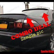 COMBO Spoilers (Fits: Lexus LS430 2001-06) Rear Roof Wing & Trunk Lip 284R/244L picture