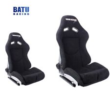 New 2X BRIDE Seats Low Max Racing Seats+Adjustable Backrest +Carbon Fiber Shell picture