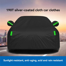 4-Layers Full Car Cover Waterproof All Weather Protection Anti-UV Cotton Lining picture