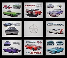 OLD DODGE POSTER PRINTS 1971 1972 1973 1974 CHARGER SUPERBEE CORONET 440 400 383 picture