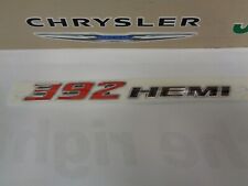 Dodge Challenger New 392 Hemi Emblem Decal Front Fender Mopar Oem Shaker Scoop picture