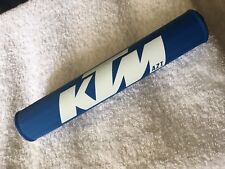 KTM Crossbar Pad Vintage NOS Blue White 125 250 350 400 420 495 500 550 NEW picture