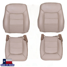 2005 2006 Ford Expedition Limited Synthetic Leather Seat Covers Tan Perforated  picture