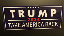 10x Trump 2024 Bumper Sticker picture