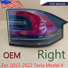For 17-2020 Tesla Model X OUTER RIGHT SIDE Passenger Tail Light Lamp NEW OEM US picture