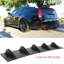 For Cadillac CTS CTS-V ATS CT4 CT5 Rear Lip Bumper Diffuser Shark 5 Fin Spoiler picture