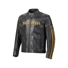 New Triumph Motorbike Genuine Leather Jacket Racing Biker Leather Jacket picture