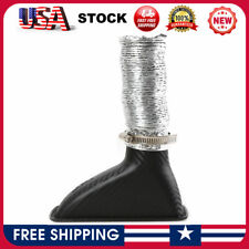Carbon Fiber Look Car Front Bumper Turbo Air Intake Pipe Air Funnel Kit #SF picture