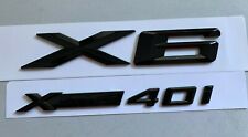 Gloss Black X6 xDrive 40i Trunk Tailgate Sticker Badge Emblem For BMW X6 G06 picture
