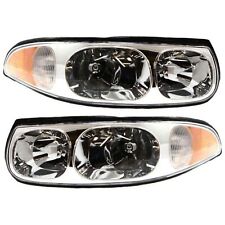 Headlight Set For 2000-2005 Buick LeSabre Left and Right With Corner Light Hole picture