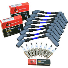 PERFORMANCE Ignition Tune Up Kit Spark Plugs & Wire Set 2005-2008 GM/Chevy/Buick picture