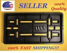 FRONT LICENSE PLATE BUMPER BRACKET FOR-INFINITI-4-SCREWS W/CLIP-ON FRAME picture