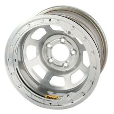 Bassett 50SC3SL 15X10 DHole Lite 5on4.75 3 In BS Silver Beadlock Wheel picture