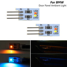 2x Orange/Ice Blue LED Door Panel Ambient Light For BMW X1 F48 M4 3/4/5/7 Series picture