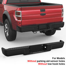 Rear Bumper Assembly For 09-14 Ford F150 w/o Parking Sensor Holes Tow Hook Holes picture