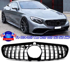 For 2014-2017 Benz W217 C217 S63 S65 AMG Coupe Convertible Gloss Black GT Grille picture