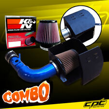 For 13-20 Scion FRS BRZ 2.0L 4cyl Blue Cold Air Intake + K&N Air Filter picture