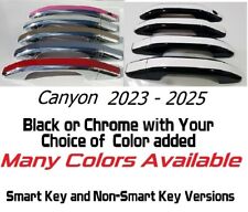 Black OR Chrome Door Handle Overlays 2023-2025 GMC Canyon YOU PICK CLR picture