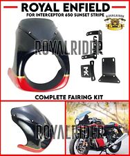 Fits Royal Enfield - COMPLETE FAIRING KIT For INTERCEPTOR 650 Sunset Strip picture