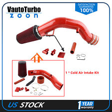 Red Cold Air Intake Aluminum Fit 03-07 Ford Excursion F-250 F-350 6.0L Diesel V8 picture