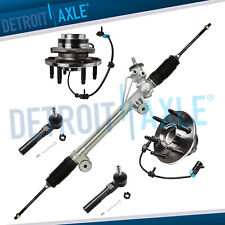 2WD Rack and Pinion Wheel Hubs Tie Rod Ends for Chevy GMC Silverado Sierra 1500 picture
