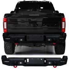 Vijay For 2017-2023 F250 F350 Steel Black Rear Bumper with D-rings and LED Light picture