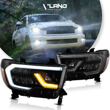 VLAND LED Reflector Headlight For Toyota 07-13 Tundra&08-20 Sequoia W/Sequential picture